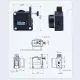 Extrusor Trianglelab TBG-Lite Right 11,53:1 con motor LDO HT de 36 mm