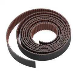 Correa dentada GT2 antidesgaste de 10 mm reforzada con fibra de vidrio, 1 m