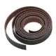 Correa dentada GT2 antidesgaste de 9 mm reforzada con fibra de vidrio, 1 m