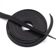 Correa dentada GT2 POWGE de 10 mm reforzada con fibra de vidrio, 1 m