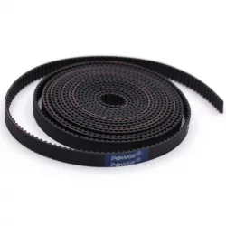 Correa dentada GT2 POWGE de 6 mm reforzada con fibra de vidrio, 1 m