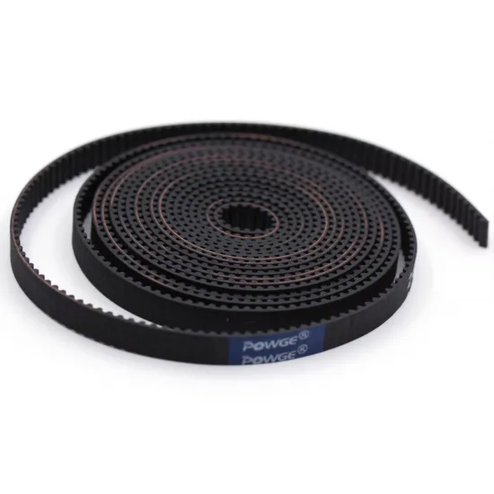 Correa dentada GT2 POWGE de 6 mm reforzada con fibra de vidrio, 1 m