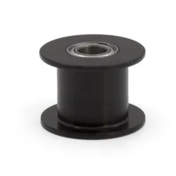 Polea loca lisa GT2 POWGE tamaño 20T con rodamiento para correa de 10 mm, DI 5 mm