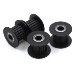 Polea loca dentada GT2 POWGE 20T con rodamiento para correa de 10 mm, DI 5 mm