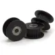 Polea loca dentada GT2 POWGE 20T con rodamiento para correa de 6 mm, DI 3 mm