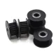 Polea loca dentada GT2 POWGE 20T con rodamiento para correa de 6 mm, DI 5 mm