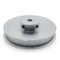 Imagen de Polea dentada GT2 Fresa 3D 80T para correa de 6 mm, eje de 5 mm