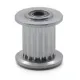 Polea loca dentada GT2 16T con rodamiento para correas de 9 y 10 mm, DI 3 mm