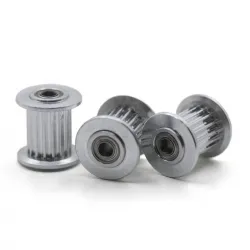 Polea loca dentada GT2 16T con rodamiento para correas de 9 y 10 mm, DI 3 mm
