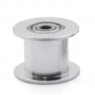 Polea loca lisa GT2 tamaño 20T con rodamiento para correa de 10 mm, DI 3 mm
