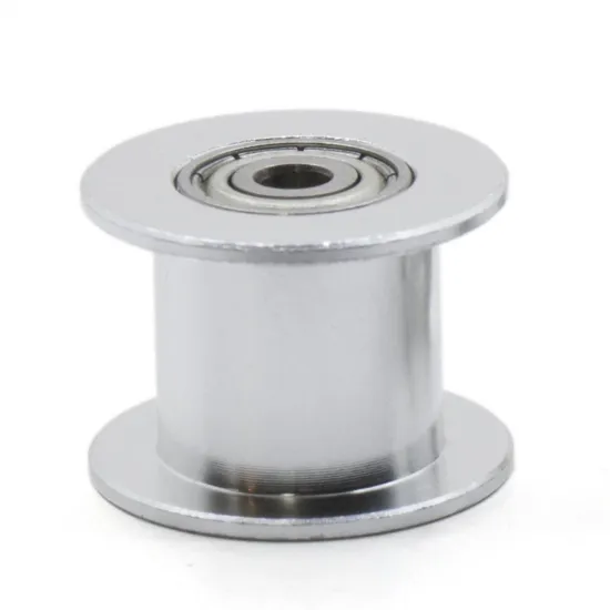Polea loca lisa GT2 tamaño 20T con rodamiento para correa de 10 mm, DI 3 mm