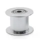 Polea loca lisa GT2 tamaño 20T con rodamiento para correa de 10 mm, DI 3 mm