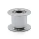 Polea loca lisa GT2 tamaño 20T con rodamiento para correa de 10 mm, DI 5 mm