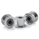 Polea loca lisa GT2 tamaño 20T con rodamiento para correa de 10 mm, DI 5 mm