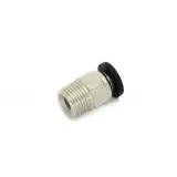 Conector Bowden BSP PC4-01 pasante para tubo PTFE de 4 mm y filamento de 1,75 mm