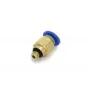 Imagen de Conector Bowden BSP PC4-M5 con tope interno para tubo PTFE de 4 mm y filamento de 1,75 mm
