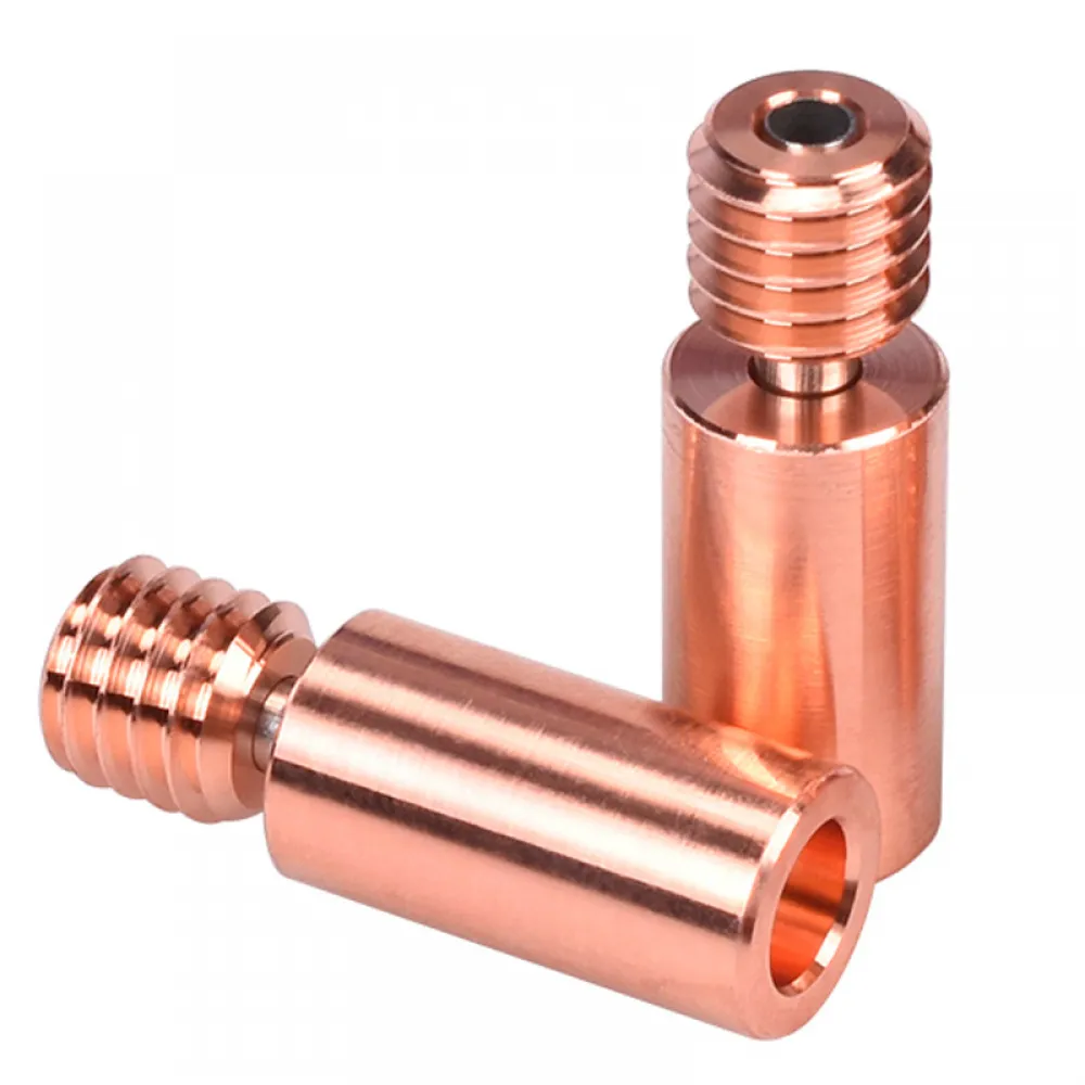 Garganta bimetálica Trianglelab M6 con cuerpo liso de 7 mm para hotend dual