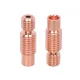 Garganta bimetálica Trianglelab V6 M6/M7 All Metal para filamento de 1,75 mm