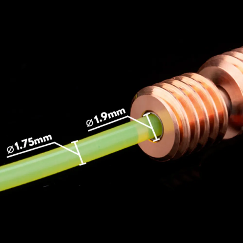 Conducto interior de 1,9 mm de la garganta bimetálica Trianglelab