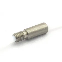 Garganta M6 Ø7 mm con PTFE pasante para hotend dual