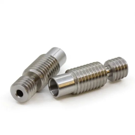 Garganta All Metal V6 de acero inoxidable con rosca M6/M7 para filamento de 1,75 mm