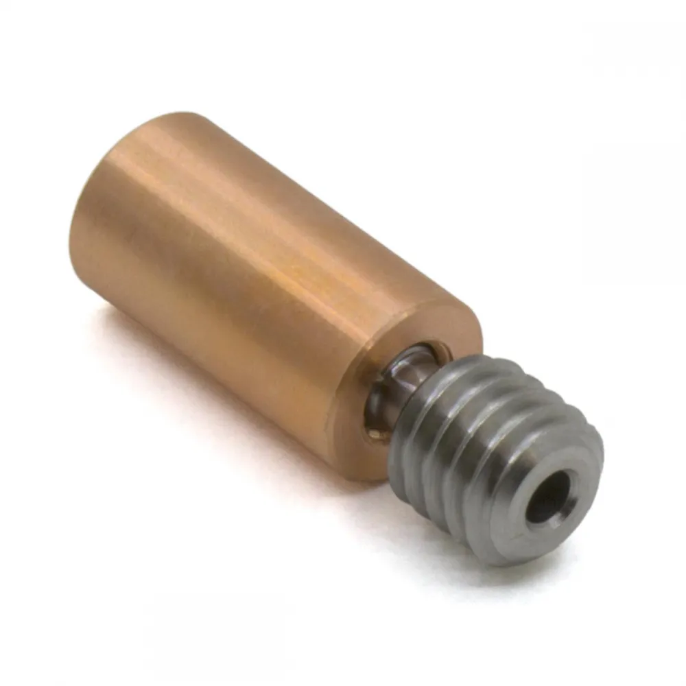 Garganta bimetálica all-metal M6 con cuerpo liso de 7 mm para hotend dual