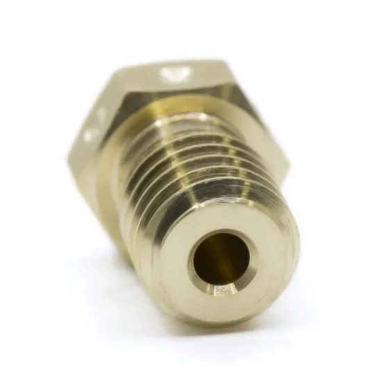 Boquilla Trianglelab V6 de Brass mecanizada por CNC para filamento de 1,75 mm - 0,35 mm