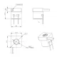 Trianglelab CHC B3950 24 V — núcleo calefactor cerámico con termistor integrado