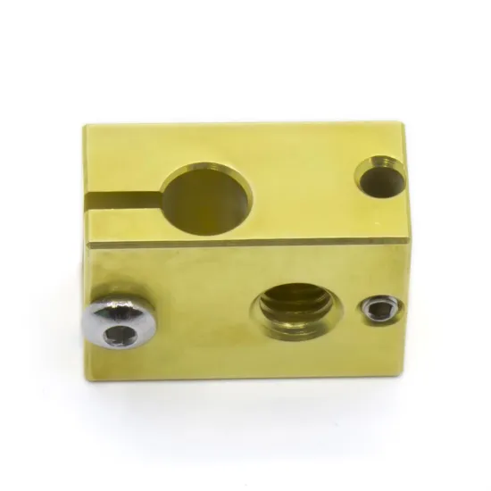 Bloque calefactor V6 Brass para sensores encapsulados de 3 mm, M6