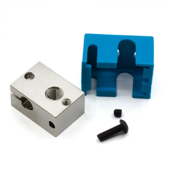 Bloque calefactor V6 Plated Copper para sensores de 3 mm, M6