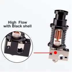 Hotend Trianglelab Dragon V2.0 HF de alto flujo con garganta cerámica para filamento de 1,75 mm