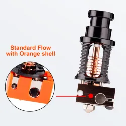 Hotend Trianglelab Dragon V2.0 SF con garganta cerámica para filamento de 1,75 mm
