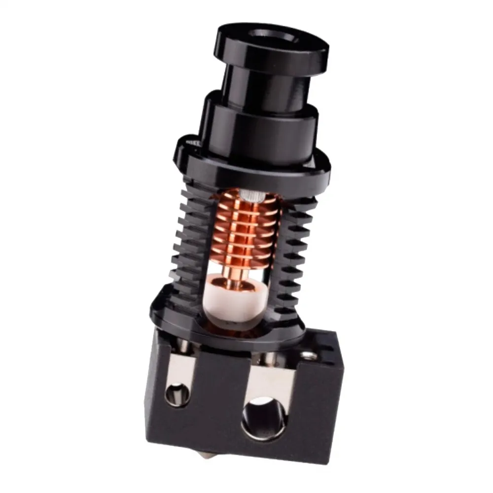 Hotend Trianglelab Dragon V2.0 High Flow con garganta cerámica y calcetín negro