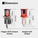 Dragon ACE Volcano -  Hotend de Alto Flujo y alta velocidad - Súper preciso y Alta calidad - sensor temperatura 104NT-4