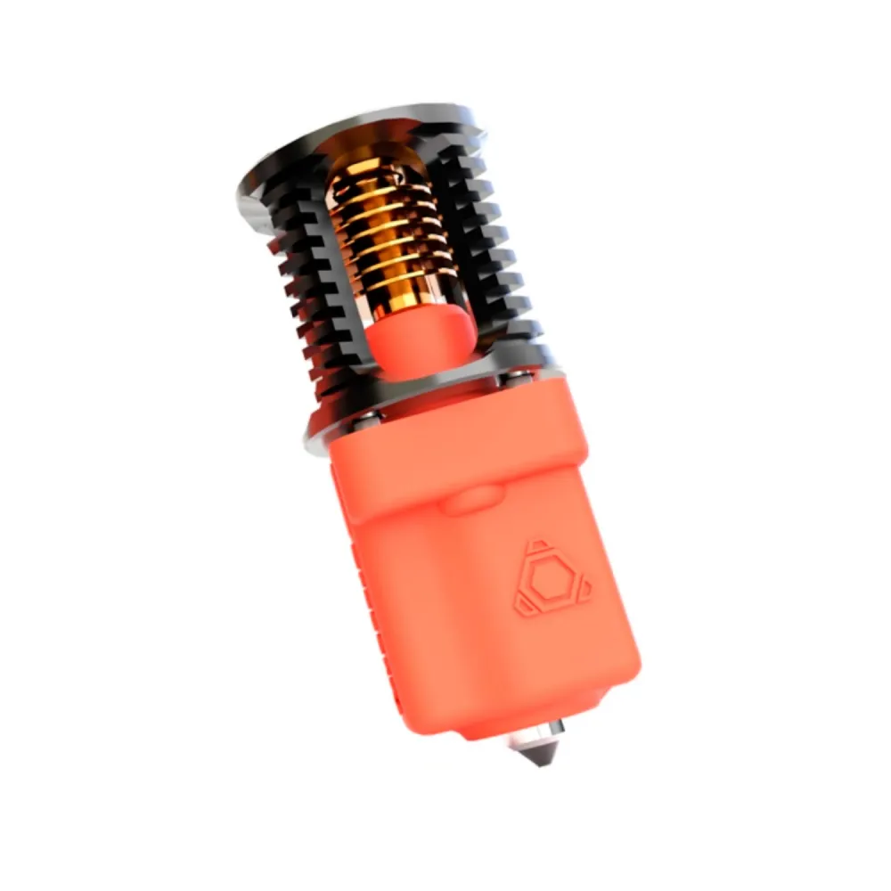 Hotend Trianglelab Dragon ACE estándar con calcetín de silicona naranja