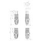 Hotend Trianglelab RAPIDO ACE UHF 24 V con sensor 104NT-4