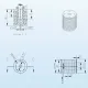 Trianglelab V6DM Aluminium Heatsink – M7 Thread and M2.5 Top Mounting
