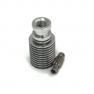 Disipador V6 con garganta integrada para PTFE y rosca M6 para extrusión Bowden