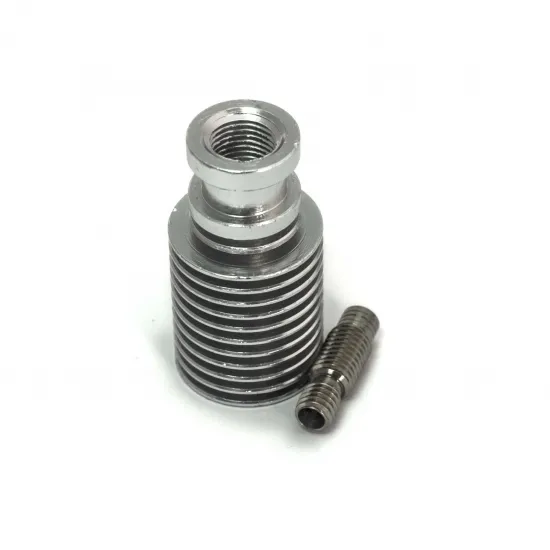 Disipador V6 con garganta integrada para PTFE y rosca M6 para extrusión Bowden