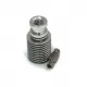 Disipador V6 con garganta integrada para PTFE y rosca M6 para extrusión Bowden