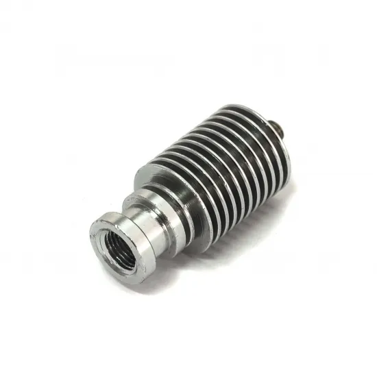 Disipador V6 con garganta integrada para PTFE y rosca M6 para extrusión Bowden