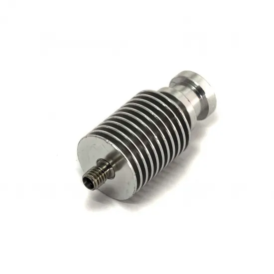 Disipador V6 con garganta integrada para PTFE y rosca M6 para extrusión Bowden