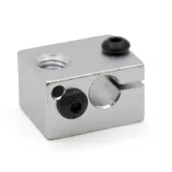 Bloque calefactor V6 para termistor, rosca M6, compatible con V5 y V6