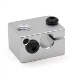 Bloque calefactor V6 para termistor, rosca M6, compatible con V5 y V6