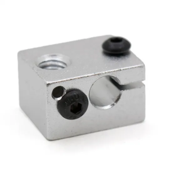 Bloque calefactor V6 para termistor, rosca M6, compatible con V5 y V6