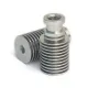 Disipador V6 para extrusión Bowden con rosca M7 y guía para tubo PTFE