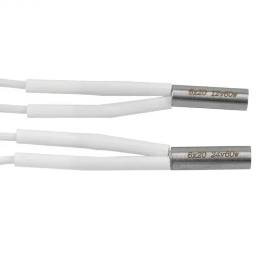 Cartucho calefactor 24 V 60 W para hotend — Ø6 × 20 mm