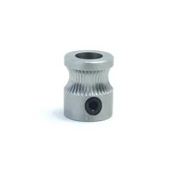 Polea Dentada MK8 para Filamento de 3 mm en Acero Inoxidable