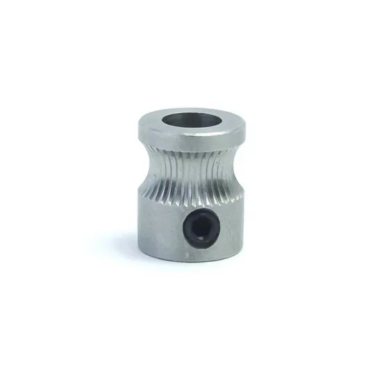 Polea Dentada MK8 para Filamento de 3 mm en Acero Inoxidable
