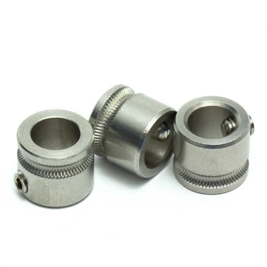 Engranaje tractor MK7 de acero inoxidable Ø8 mm para filamento de 1,75 mm y 3,00 mm